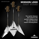 Mission Acrylic Dart Stand - Logo - 3 Dart Display Stand
