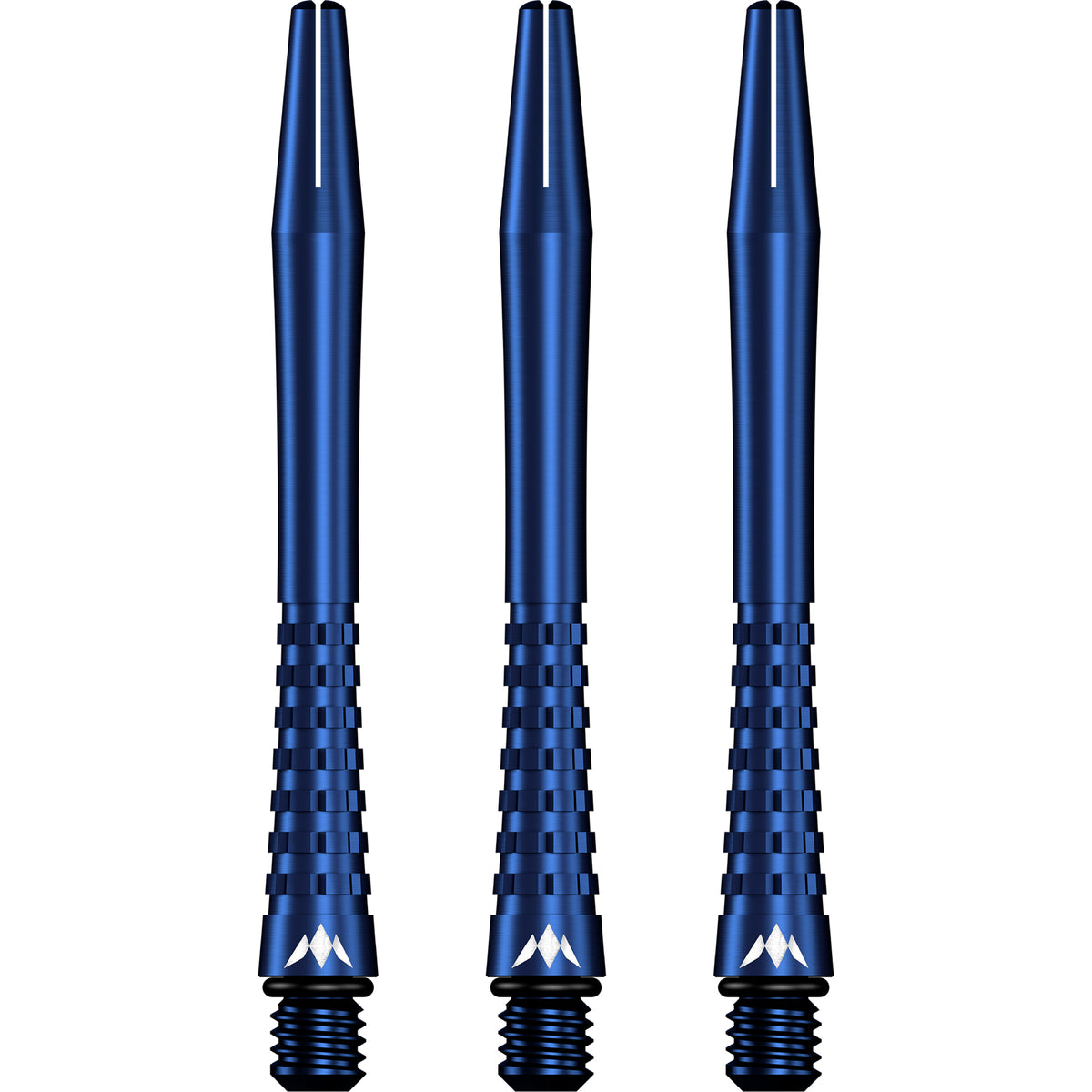 Mission Atom13 Aluminium Shafts - Anodised Metal Stems - Blue