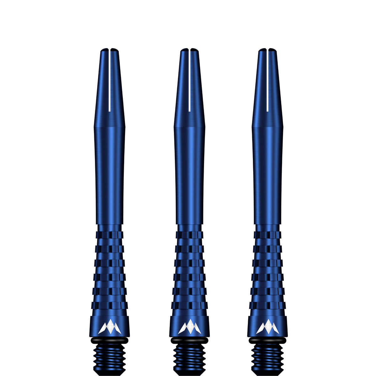 Mission Atom13 Aluminium Shafts - Anodised Metal Stems - Blue