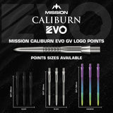 Mission Caliburn EVO Dart Points - GV1