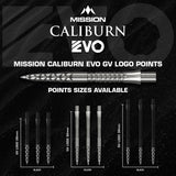 Mission Caliburn EVO Dart Points - GV-Logo