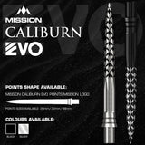 Mission Caliburn EVO Dart Points - Mission Logo