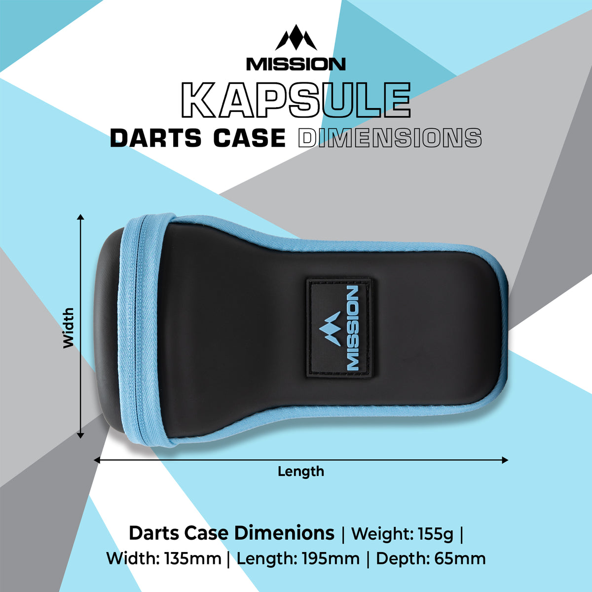 Mission Kapsule Darts Case - EVA Drop-in Case