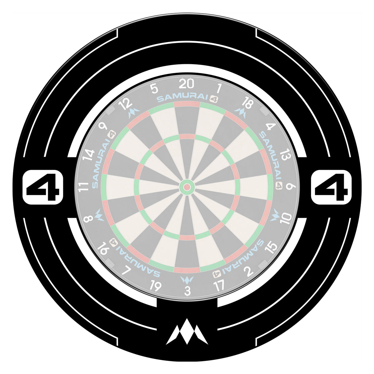Mission Darts Samurai 4  Surround - White Edition