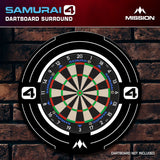 Mission Darts Samurai 4  Surround - White Edition
