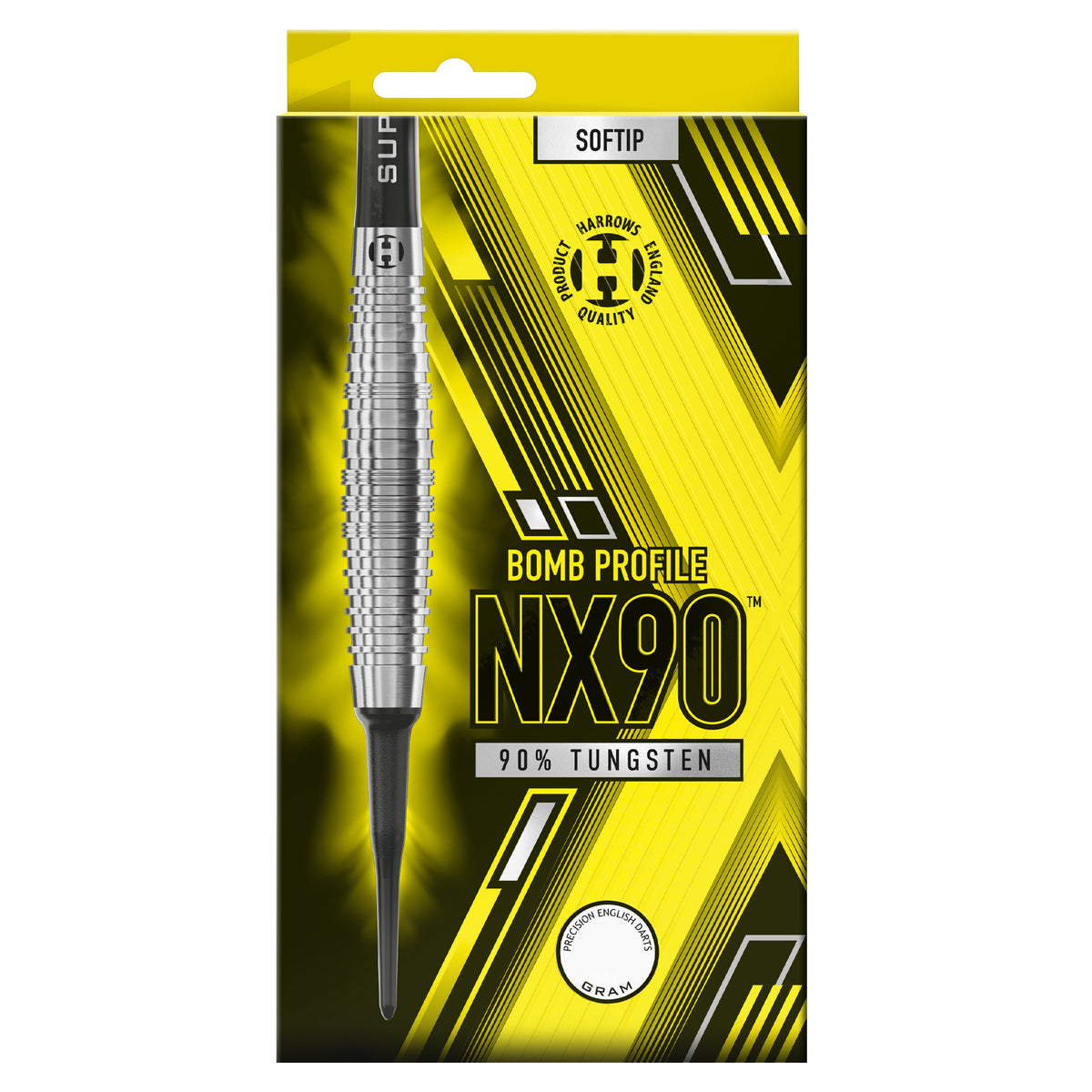 *Harrows NX90 Darts - Soft Tip - 90% Tungsten - Bomb