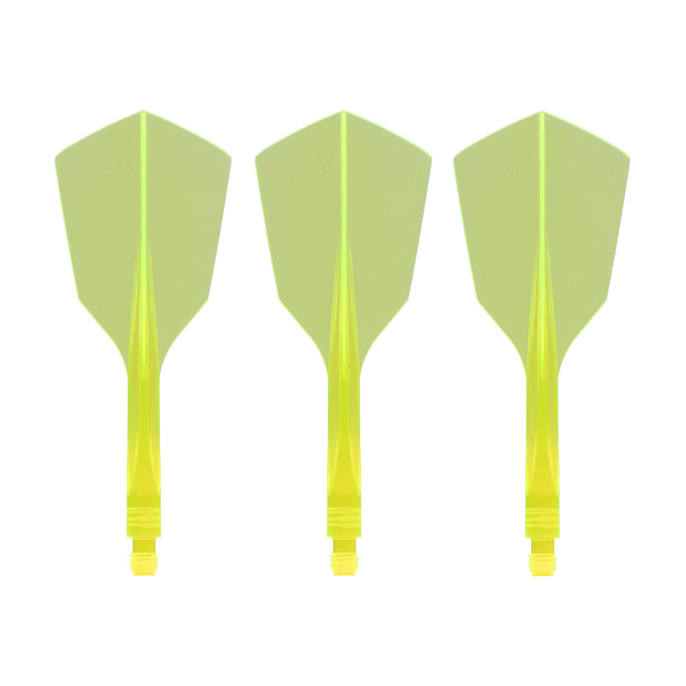 Condor AXE 120 Dart Flights - Narrow - Neon Yellow