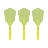 Condor AXE 120 Dart Flights - Narrow - Neon Yellow