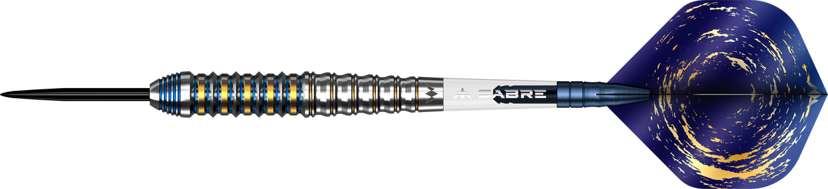 Mission Neutron Darts - Steel Tip - 95% Tungsten - Blue & Gold PVD