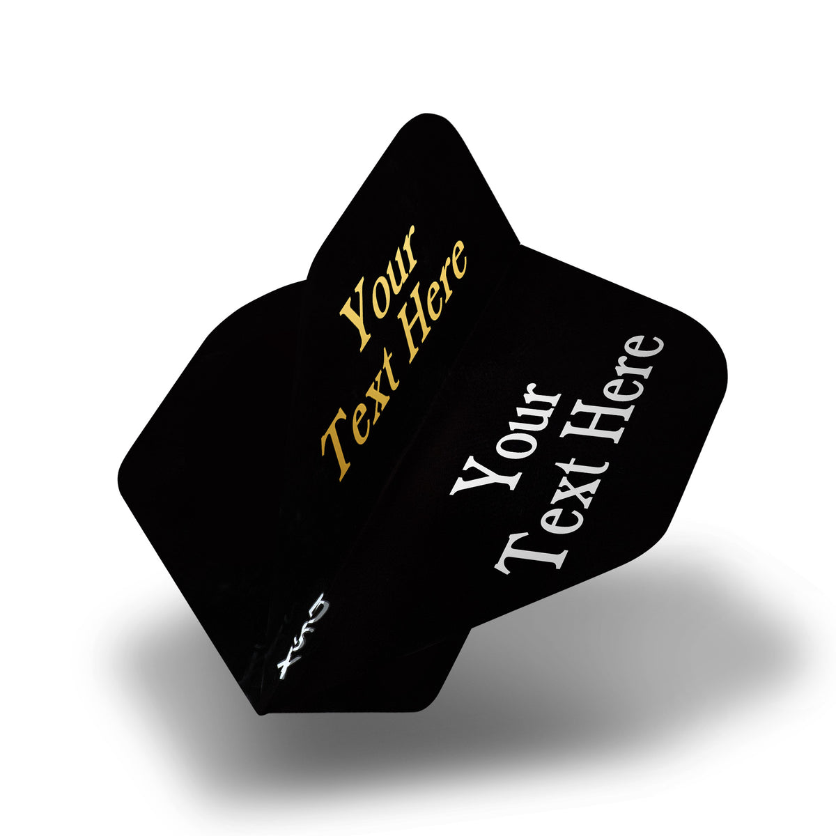 *Personalised Flights - Extra Strong - Hot Foil - 5 Sets - Std - Black