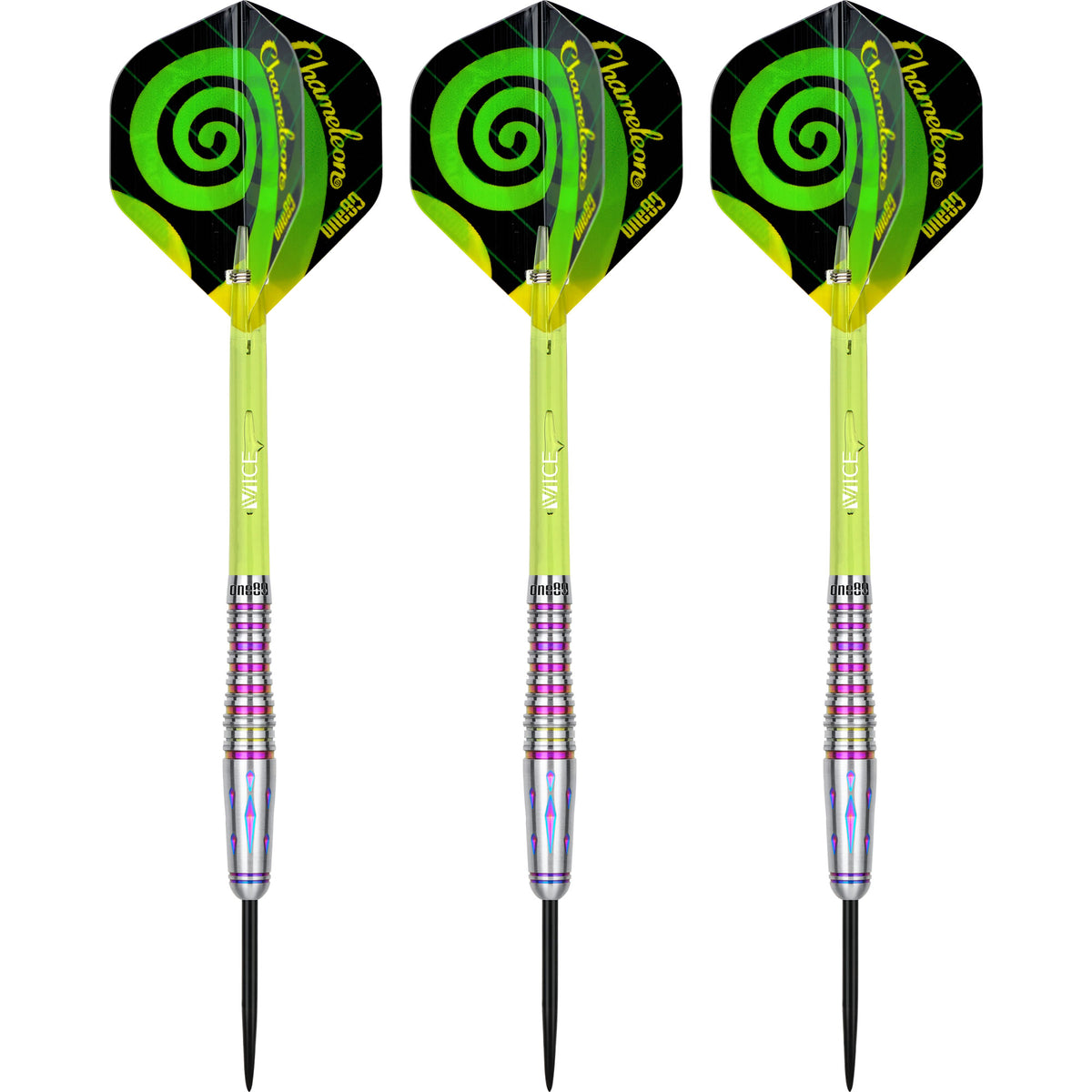 One80 Chameleon Darts - Steel Tip - Topaz