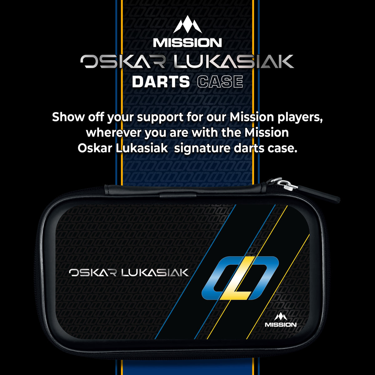 Mission Darts Players- EVA Dart Case - Oskar Lukasiak