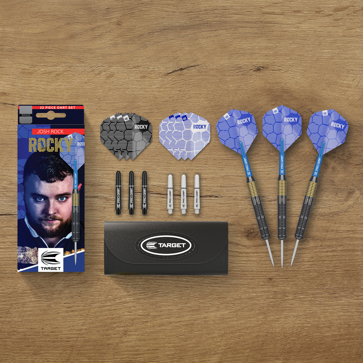 Target Josh Rock Darts - Steel Tip - Brass