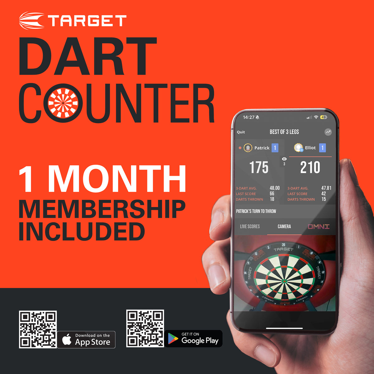 Target Summit Set - Dartboard & Cabinet