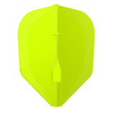L-Style - EZ L-Flights - Integrated Champagne Ring - L3 Small Standard - Neon Yellow