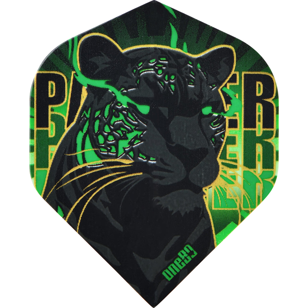 One80 Dart Flights - 100 Micron - Standard No2 - Panther