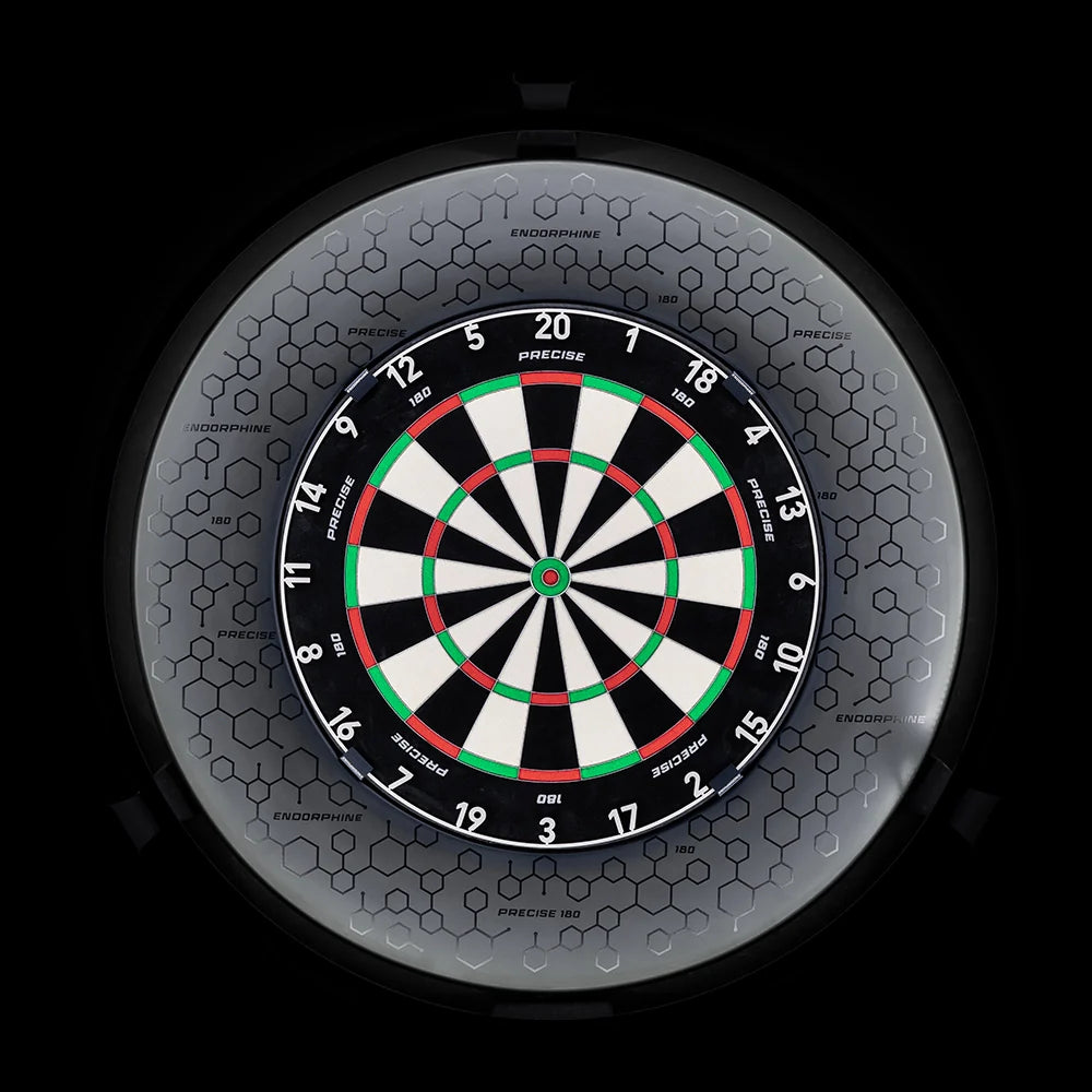 Precise 180 Dartboard Surround - Endorphine Signature - Black on Black