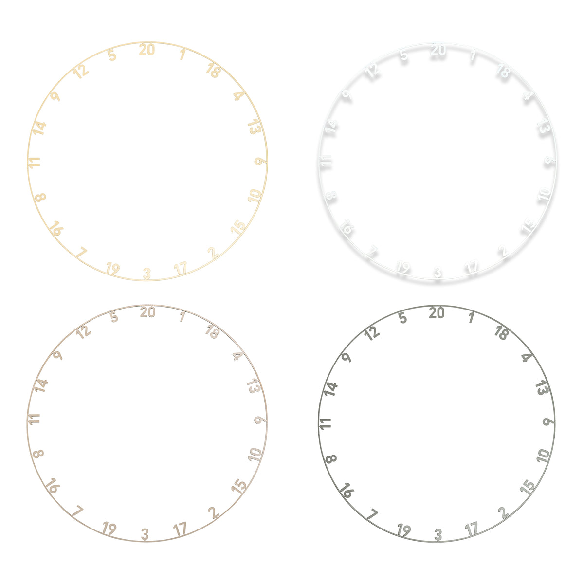 Precise 180 Number Ring - One-Piece