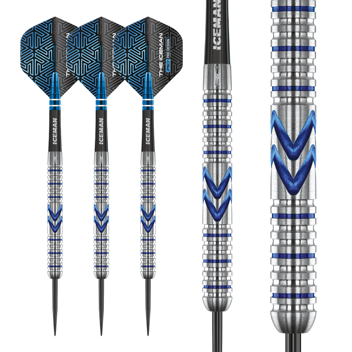 Red Dragon Gerwyn Price Darts - Steel Tip - 90% Tungsten - Midnight