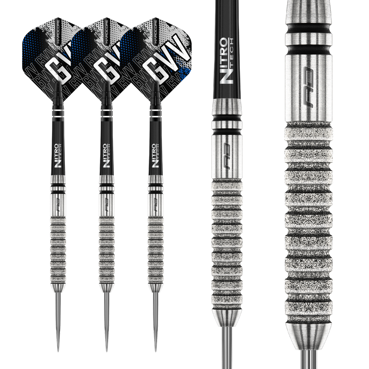 Red Dragon Gian van Veen Darts - Steel Tip - 90% Tungsten - Diamond