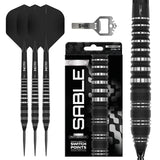 Red Dragon Sable Darts - Steel Tip - 90% Tungsten - Torpedo