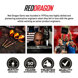 Red Dragon Furnace Darts - Steel Tip - 90% Tungsten