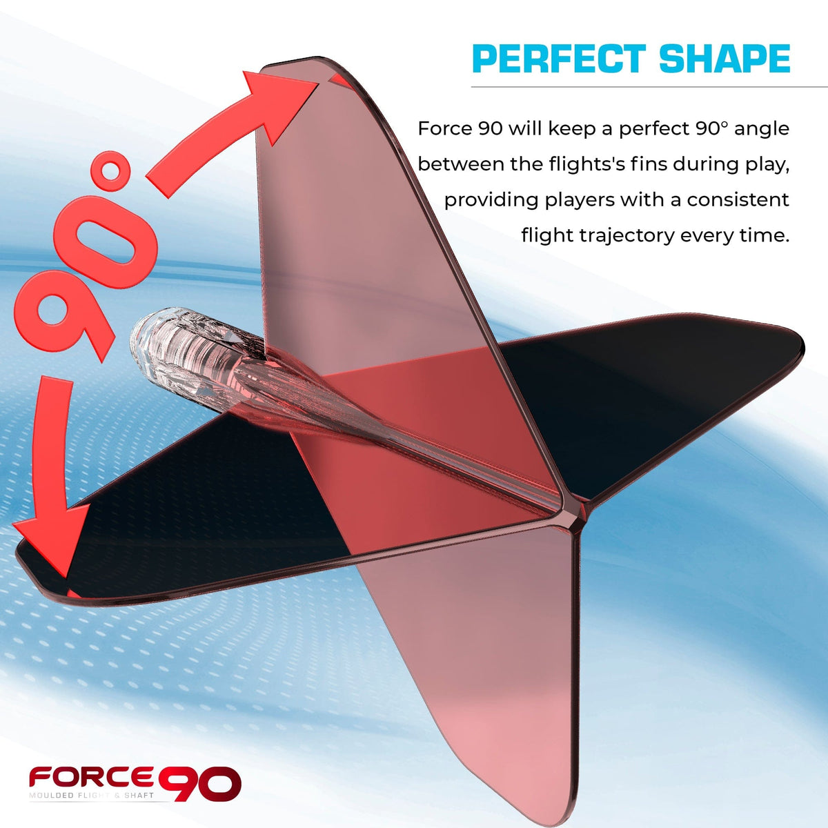 Mission Force 90 - New Moulded Flight & Shaft System - Standard No2 - Gradient