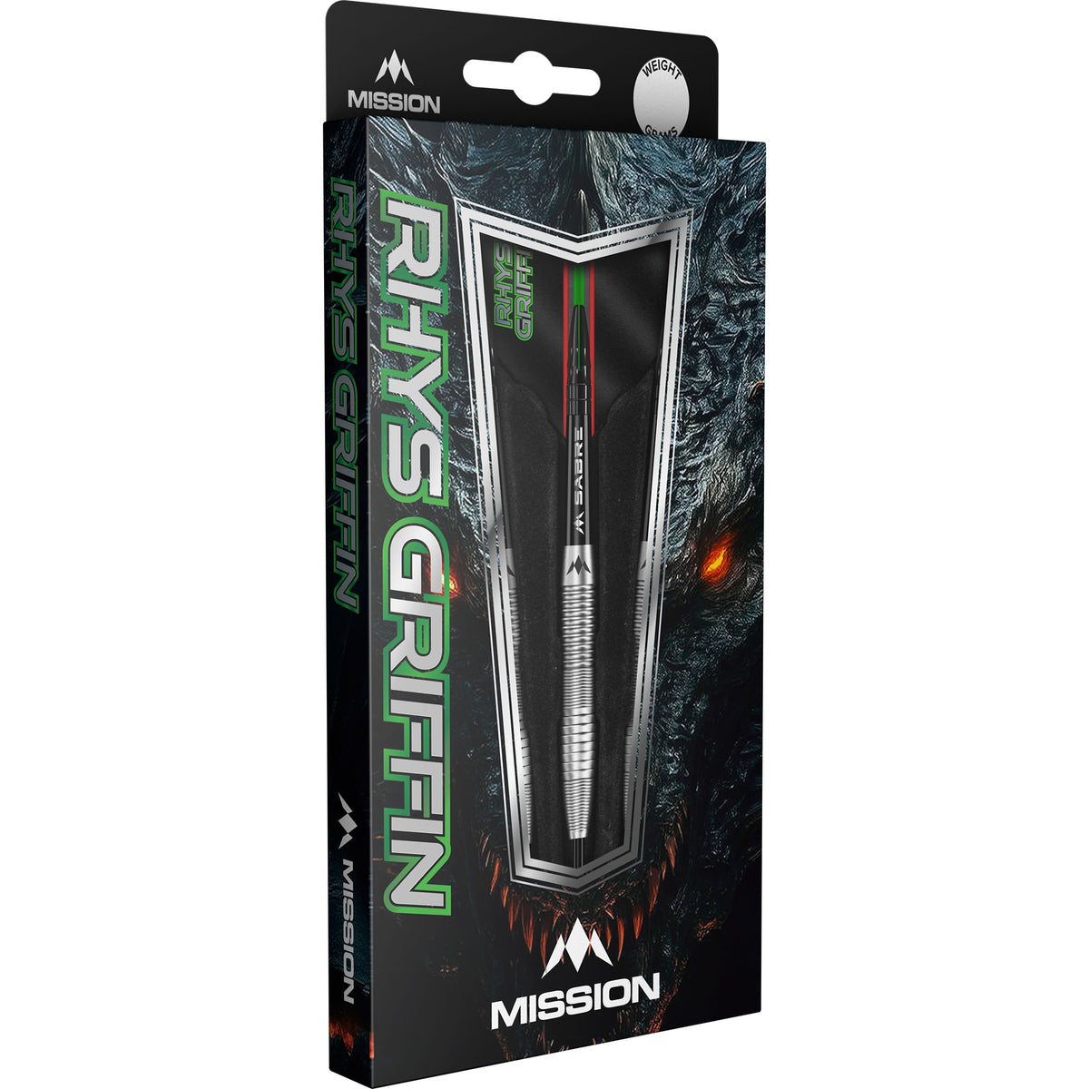 Mission Rhys Griffin Darts - Steel Tip - 95% Tungsten