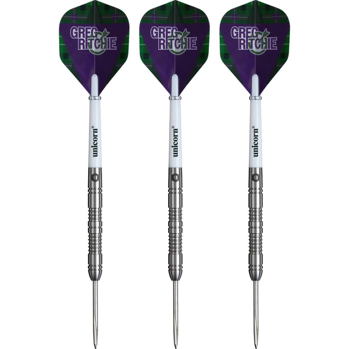 Unicorn Contender Darts - Steel Tip - 95% Tungsten - Greg Ritchie