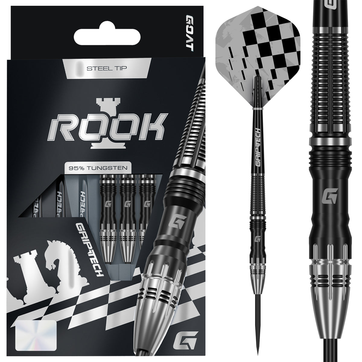 GOAT Rook Darts - Steel Tip - 95% Tungsten