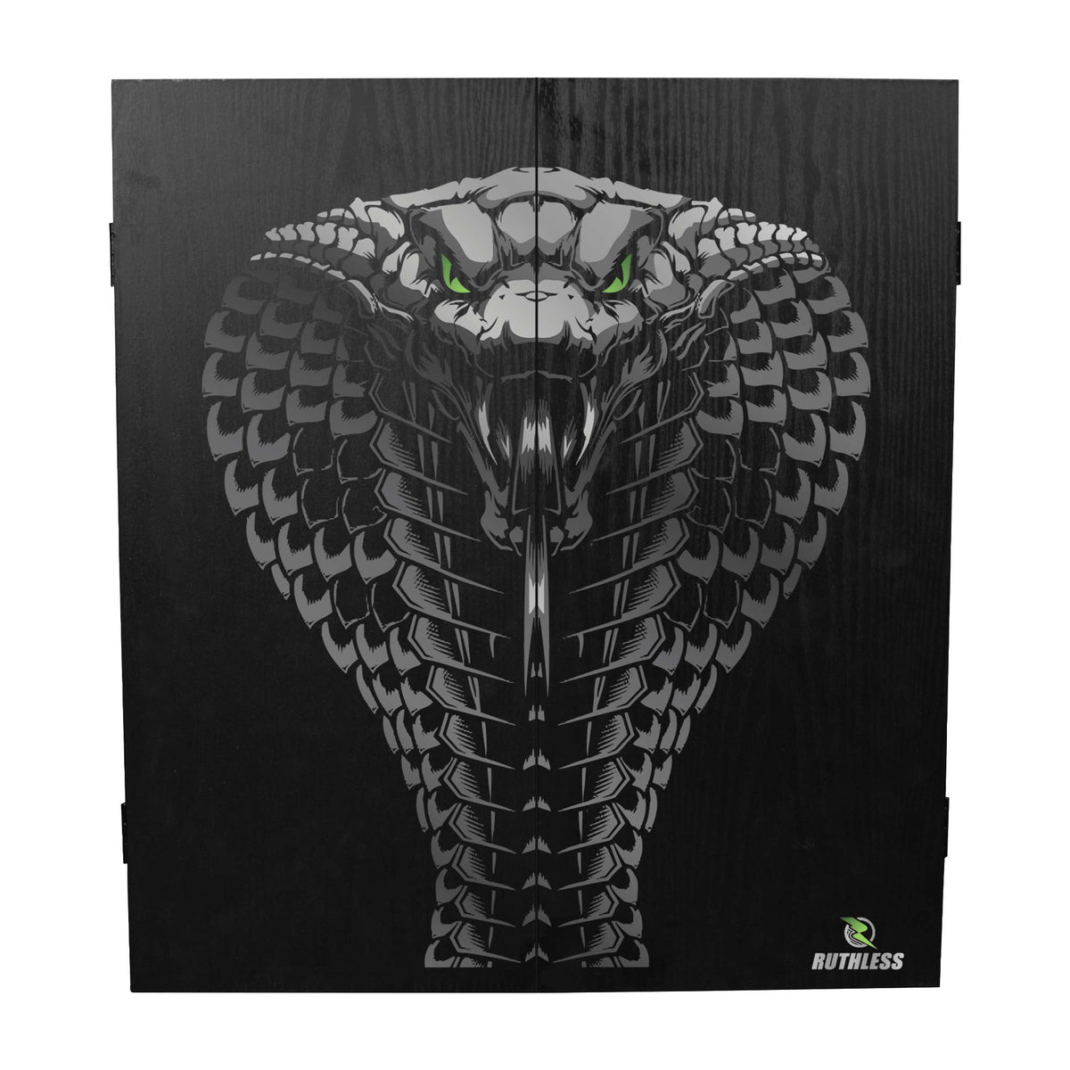 *Ruthless Dartboard Cabinet - Square Design - Cobra Green