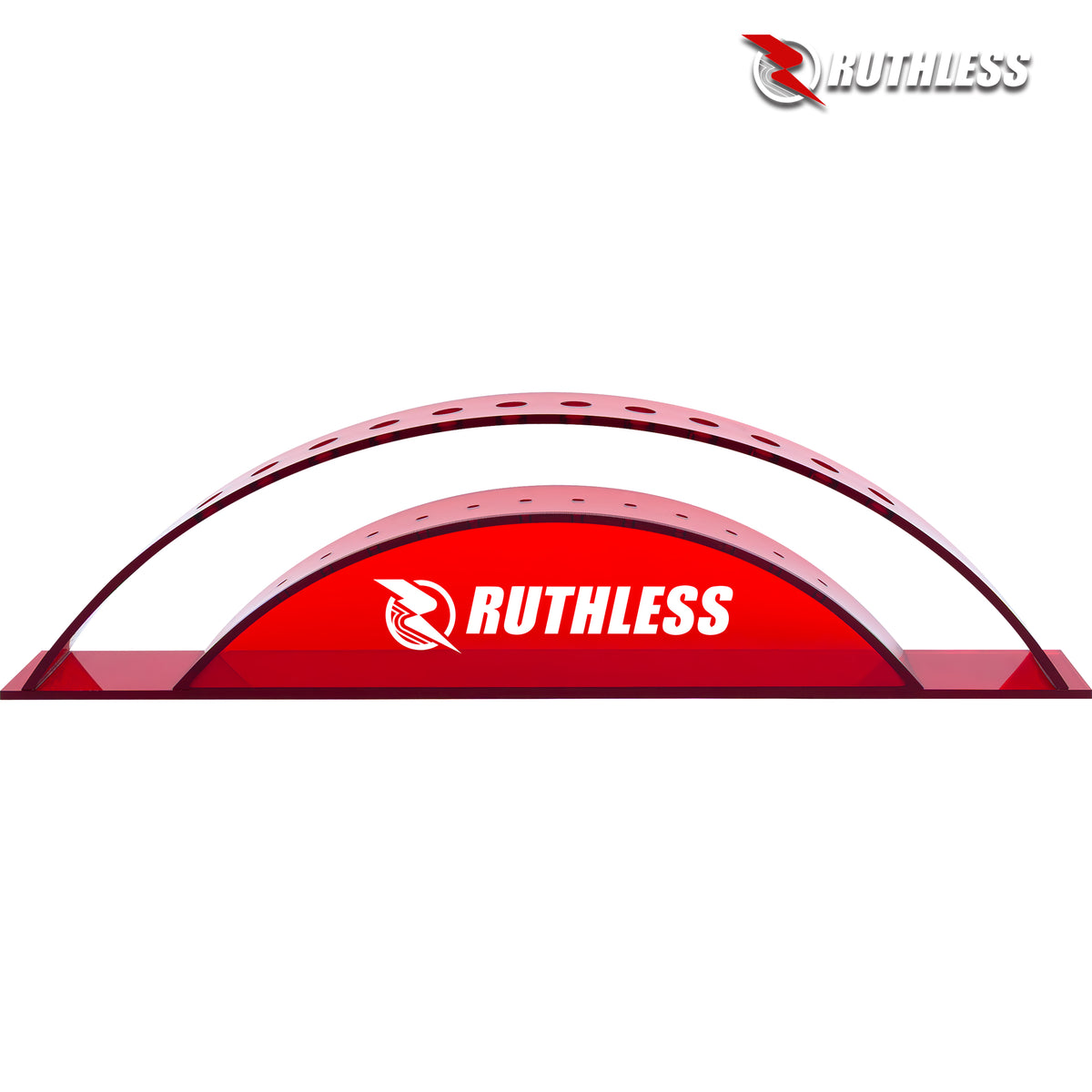Ruthless Display Arc - 12-hole Acrylic Stand - Red