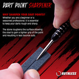 Ruthless Dart Sharpener - Flat V Groove - Value Pack - 4 Pieces