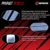 Ruthless Dart Sharpener - Flat V Groove - Value Pack - 4 Pieces