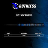 Ruthless Icestorm Darts - Steel Tip - 90% Tungsten