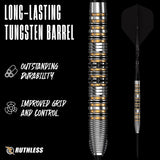 Ruthless Sandstorm Darts - Steel Tip - 90% Tungsten