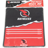 *Ruthless Mouse Mat - Throwline Oche Design - 18cm x 22cm - Black and Red
