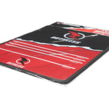 *Ruthless Mouse Mat - Throwline Oche Design - 18cm x 22cm - Black and Red