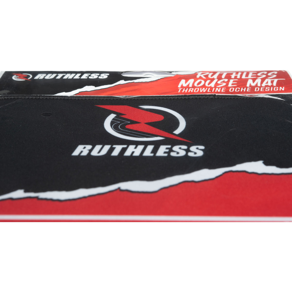 *Ruthless Mouse Mat - Throwline Oche Design - 18cm x 22cm - Black and Red