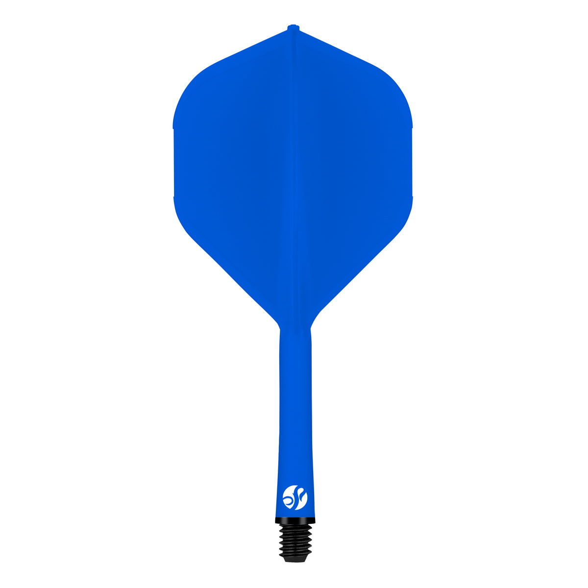 Shot Flight Deck - One Piece Dart Flight and Shaft System - Blue