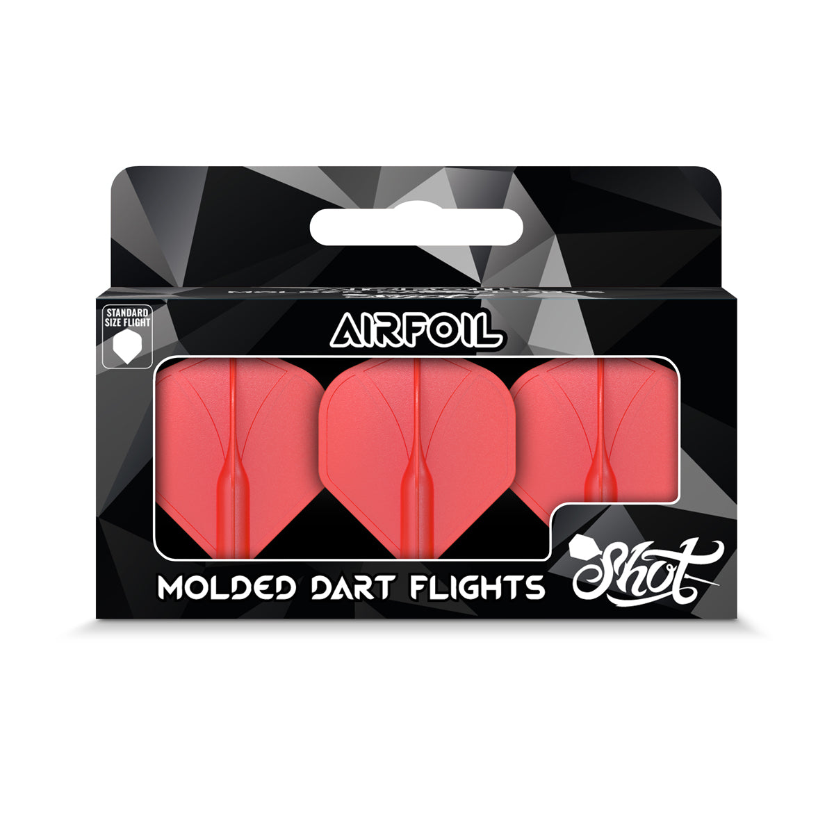 Shot Airfoil Dart Flights - Moulded Flight - Standard