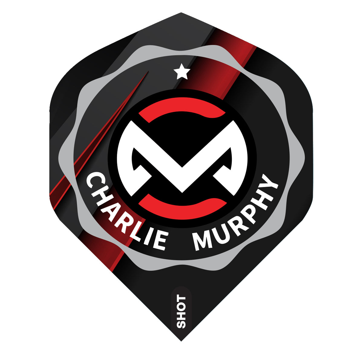 Shot Pro Series Dart Flights - 100 Micron - Standard No2 - Charlie Murphy