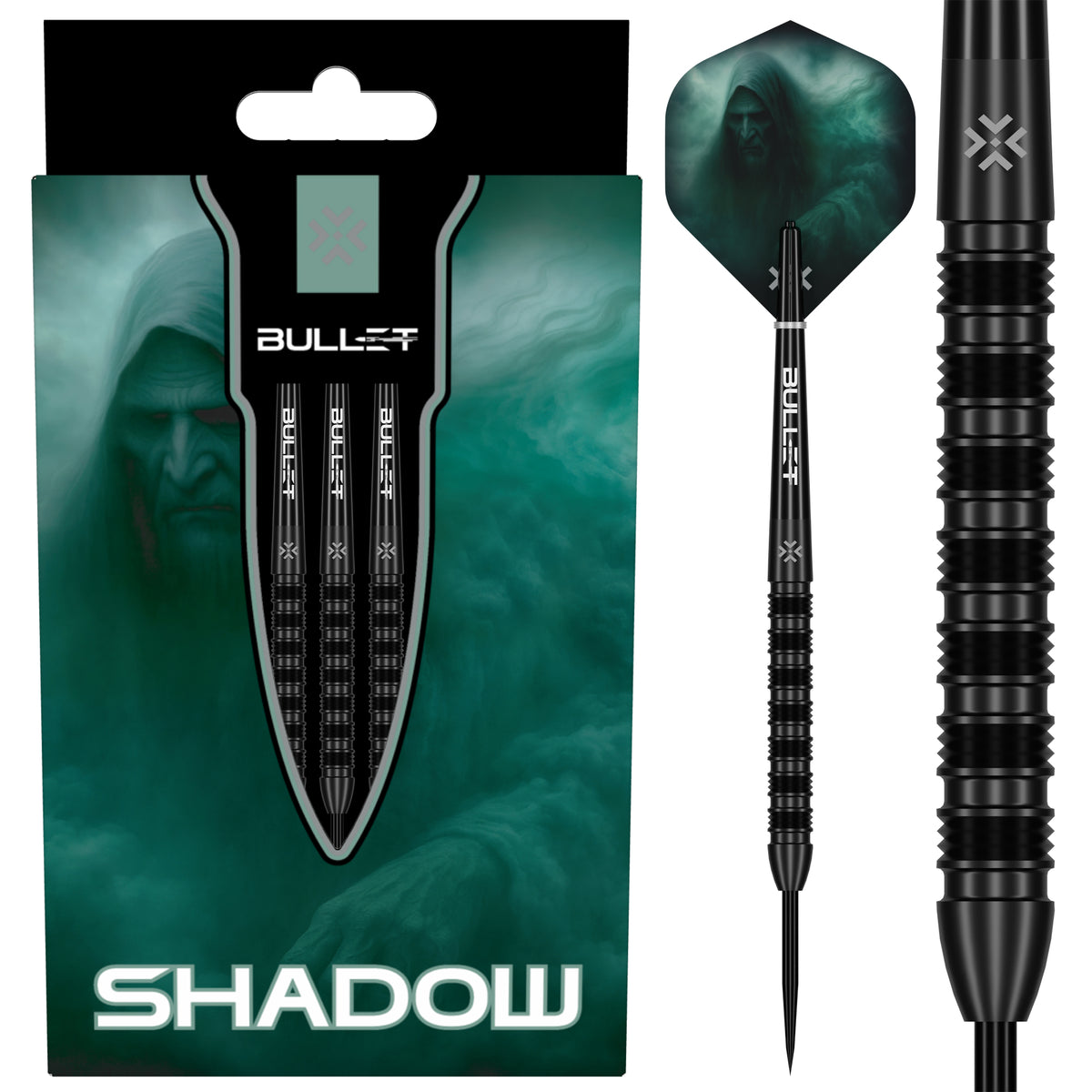 Bullet Shadow Darts - Steel Tip - 90% Tungsten