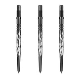Shot Turbo Dart Points - Steel Tip - Shadow Black