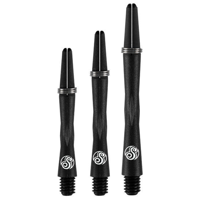 Shot Tao Dart Shaft - Carbon - Black - Medium