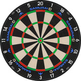 Mission Samurai 4 Dartboard - Professional - Knife Wire - White Spider