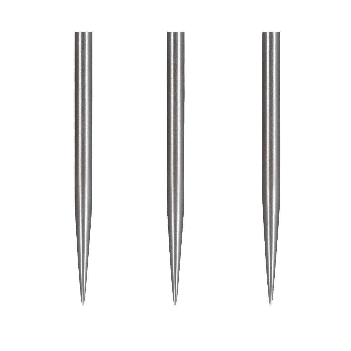 Shot Steel Tip Dart Points - Smooth - Silver