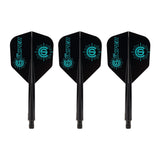 *Condor AXE Dart Flights - Small - Connor Scutt - The Sniper - Black