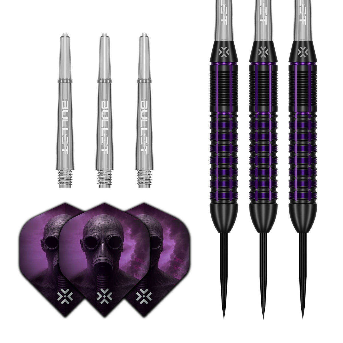 Bullet Toxic Darts - Steel Tip - Brass