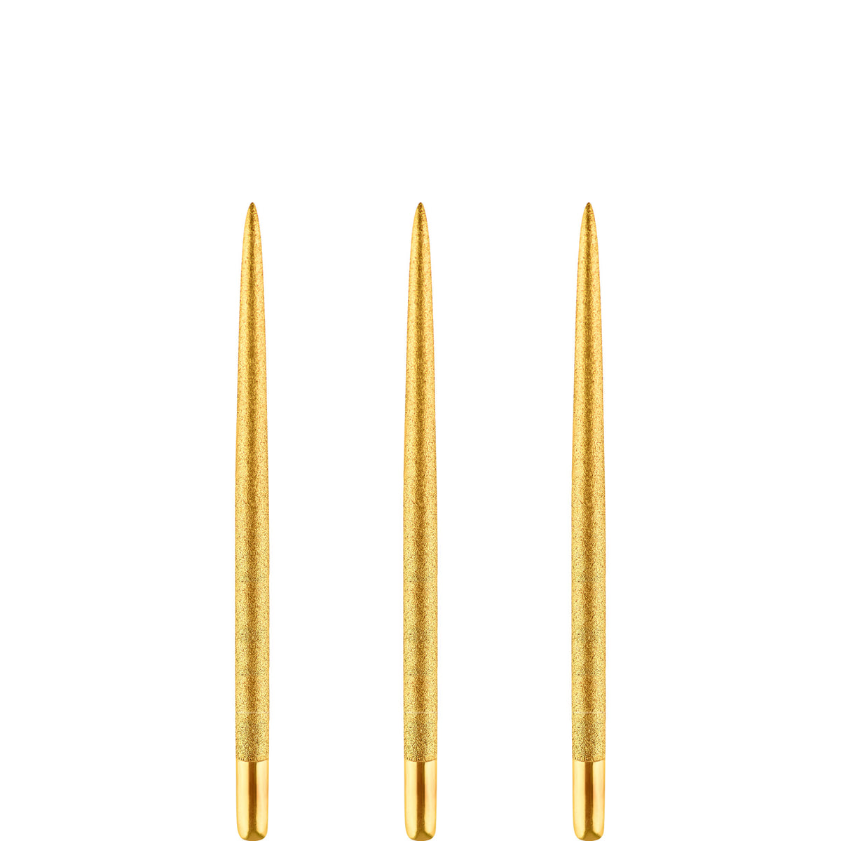 One80 Long Taper Dart Points - Sand Coated - Gold